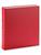 颜色: RED, Graphic Image | Large Clear Pocket Pebbled Leather Album