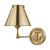 颜色: Aged Brass, Hudson Valley | Lighting Classic No.1 by Mark D. Sikes 1 Light Swing-Arm Wall Sconce