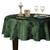 颜色: Hunter, Elrene Home Fashions | Elrene Barcelona Jacquard Damask Oval Tablecloth, 84" x 60"