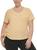 Calvin Klein | Plus Womens Moisture Wicking Workout Pullover Top, 颜色sunstone