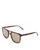 color Havana/Green, Yves Saint Laurent | Men's Brow Bar Square Sunglasses, 56mm