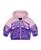 颜色: Purple, S Rothschild & CO | S. Rothschild & CO Toddler Girls Tricolor Metallic Puffer Jacket