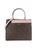 商品Calvin Klein | Edie Monogram Double Top Handle Bag颜色ROSEWOOD