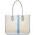 color Chambray Multi, Michael Kors | Heidi Extra Large Stripe Canvas Tote Bag