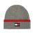 Tommy Hilfiger | Men's Rubber Flag Patch Tipped Cuff Hat, 颜色Heather Grey