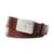商品Ralph Lauren | Men's Belt, Vacchetta Leather Logo Plaque颜色Dark Brown