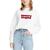 Levi's | Women's Comfy Logo Fleece Crewneck Sweatshirt, 颜色White Batwing