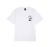 颜色: 白色, Evisu | 【享贝家】ZY-（预售款）EVISU 福神 胸前字母小标休闲圆领短袖T恤 男女同款 EV5UTS901