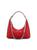 color DARK RED, Givenchy | Moon Cut Slim Leather Hobo Bag