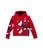 Jordan | Outside The Lines Pullover Hoodie (Little Kids/Big Kids), 颜色Gym Red