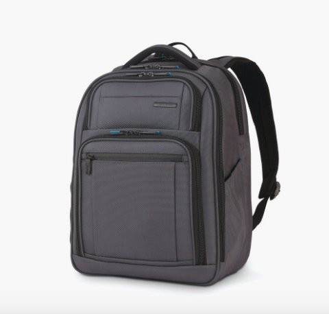 Samsonite | Novex Perfect Fit Laptop Backpack笔记本电脑双肩包, 颜色Dark Grey
