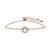 商品Swarovski | Silver-Tone Constella Crystal Bangle Bracelet颜色Open Pink (Rose Gold)