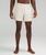 颜色: Heathered Natural Ivory, Lululemon | Balancer Short 6"