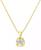 颜色: Yellow Gold, Macy's | Diamond Pendant 18" Necklace (1/5 ct. t.w.) in 14k White Gold or 14k Gold