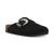 INC International | Women's Wenna Slip-On Buckled Clogs, Created for Macy's, 颜色Black Suede