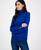颜色: True Blue, Tommy Hilfiger | Women's Cotton Turtleneck Sweater