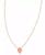 颜色: Gld Lstr R, Kendra Scott | 14k Gold-Plated Framed Drusy Stone 19" Adjustable Pendant Necklace