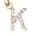 color LETTER K, MATEO | 14K Yellow Gold & Diamond Initial Pendant Necklace