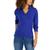 商品Charter Club | Women's Cotton Johnny Collar T-Shirt, Created for Macy's颜色Modern Blue