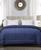 颜色: Navy/light Blue, Royal Luxe | Reversible Down Alternative Comforter, Twin, Exclusively at Macy’s
