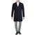 商品第4个颜色Navy, Cole Haan | Men's Melton Classic-Fit Topcoat