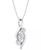 颜色: White Gold, Sirena | Diamond Treble Clef 18" Pendant Necklace (1/2 ct. t.w.) in 14k White or Yellow Gold