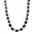 商品Macy's | Multi-Stone Oval Link 18" Statement Necklace in 14k Gold-Plated Sterling Silver颜色Sapphire