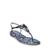 商品Ralph Lauren | Ellington Floral Leather Sandal颜色Festival Floral/Lauren Navy
