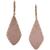 Lonna & Lilly | Gold-Tone Flat Color Stone Drop Earrings, 颜色Pink