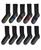 颜色: Black, Hanes | Big Boys Ultimate Crew Socks, Pack of 10