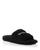color Nero/Rouge, Balenciaga | Men's Furry Campaign Slide Sandals