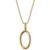 颜色: O, Sarah Chloe | Andi Initial Pendant Necklace in 14k Gold-Plate Over Sterling Silver, 18"