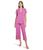 Eberjey | Gisele - The Cropped Pajama Set, 颜色Italian Rose/Ivory