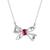 颜色: Red, Macy's | Imitation Pearl and Cubic Zirconia Bow Pendant Necklace