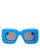 color Blue/Gray, Loewe | Square Sunglasses, 41mm