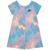 商品NIKE | Toddler Girls All-Over Print Short Sleeves Romper颜色Ocean Bliss