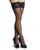 Wolford | Satin Touch Stay-Up Thigh-Highs, 颜色Black