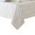 颜色: White, Elrene Home Fashions | Denley Stripe Jacquard Tablecloth, 52" x 52"