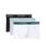 颜色: Black/White/Gray, Lacoste | Cotton Stretch Essentials Trunks 3-pack