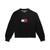 商品Tommy Hilfiger | Women's Cotton Flag Sweater with Zipper Shoulders颜色Dark Sable