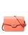 颜色: Coral Crush/Gold, Tory Burch | Robinson Crosshatched Convertible Shoulder Bag