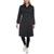 商品第1个颜色Black, London Fog | Women's Petite Hooded Belted Water-Repellent Trench Coat