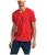 商品Nautica | Men's J-Class Logo V-Neck T-Shirt颜色Nautica Red