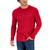 商品Club Room | Men's Cable-Knit Cotton Sweater, Created for Macy's颜色Anthem Red