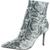 color Grey Snake Print, Charles David | Charles by Charles David Womens  Knit Pointed Toe Sock Boot