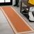 商品JONATHAN Y | James Modern Border Stripe Indoor/Outdoor Runner Rug颜色orange/cream