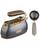 颜色: Titanium, SALAV | Retro Edition Duopress Handheld Steamer Iron and Fabric Shaver  Lint Roller Set Titanium