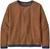 Patagonia | Patagonia Women's Shearling Crewneck Sweatshirt, 颜色Beer Bottle Brown