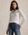 颜色: White, Ralph Lauren | Women's Cable-Knit Cotton Crewneck Sweater
