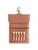 颜色: TAN, ROYCE New York | Royce New York Golf Accessory Bag